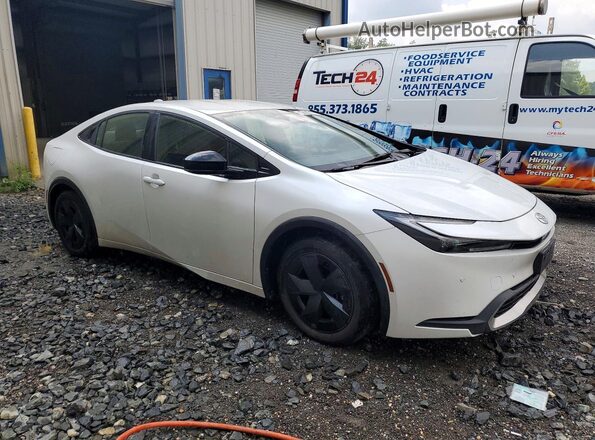 JTDACACU5P3000732 2023 TOYOTA PRIUS Белый Передняя правая четверть