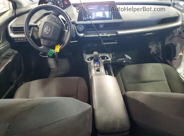 JTDADABU2P3002338 2023 TOYOTA PRIUS White Widok deski rozdzielczej