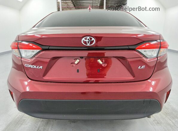 JTDB4MEE6T3032897 2026 TOYOTA COROLLA Red უკანა ხედი