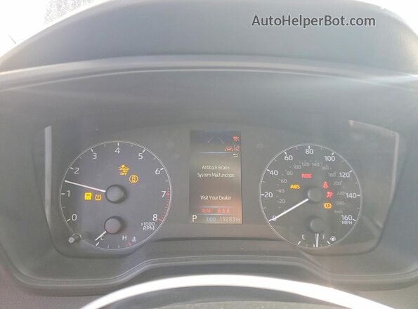 JTDB4MEE8PJ011826 2023 TOYOTA COROLLA Blue Instrument cluster view