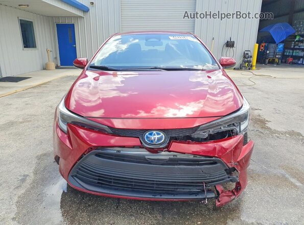 JTDBCMFE2PJ014044 2023 TOYOTA COROLLA Red წინა ხედი