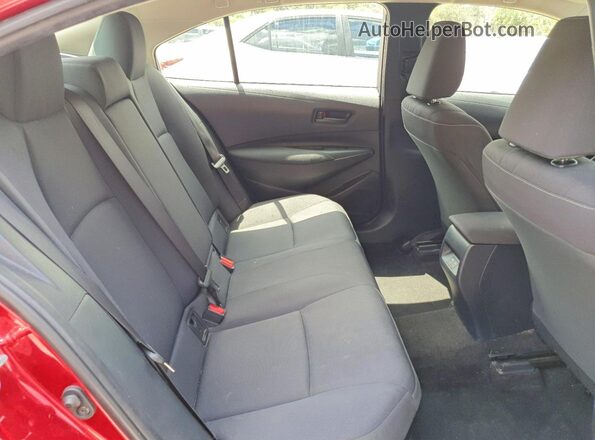 JTDBCMFE2PJ014044 2023 TOYOTA COROLLA Red უკანა სავარძლების ხედი