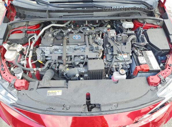 JTDBCMFE2PJ014044 2023 TOYOTA COROLLA Red უკანა სალონის ხედი