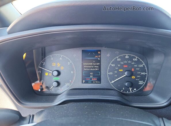 JTDBCMFE2R3048525 2024 TOYOTA COROLLA White Вид щитка приладів