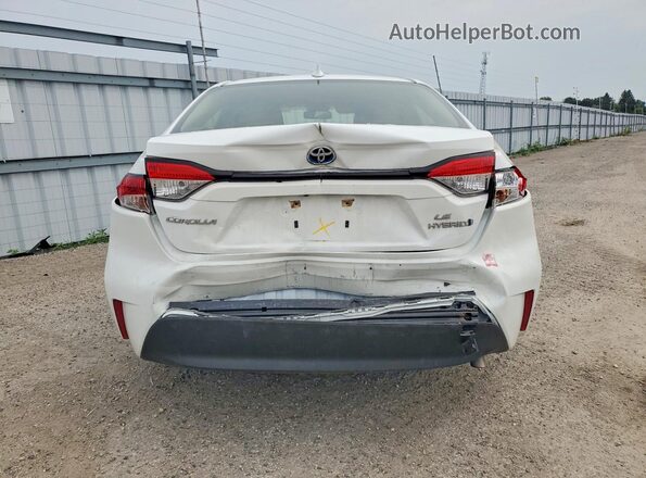 JTDBCMFE4PJ014983 2023 TOYOTA COROLLA White Вид ззаду