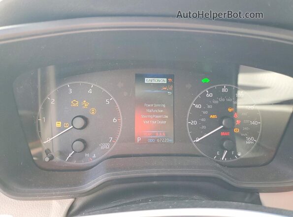 JTDBCMFE4RJ027185 2024 TOYOTA COROLLA Blue ხელსაწყოთა პანელის ხედი