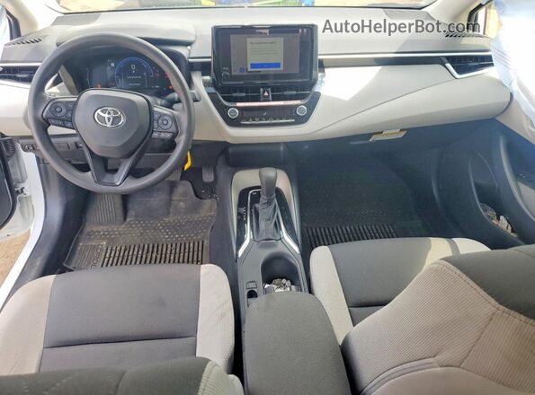 JTDBCMFE4T3124088 2026 TOYOTA COROLLA White Dashboard view