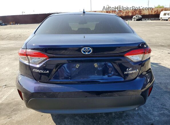 JTDBCMFE5RJ018978 2024 TOYOTA COROLLA Blue Вид ззаду