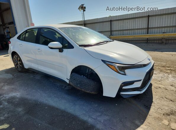 JTDBCMFE6T3147680 2026 TOYOTA COROLLA White Widok naklejki z numerem VIN