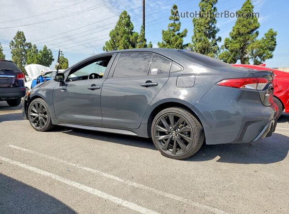 JTDBCMFE7P3000807 2023 TOYOTA COROLLA Gray Trasero izquierdo