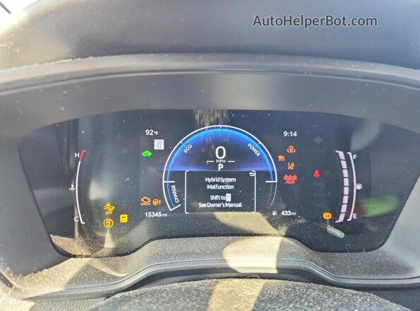 JTDBCMFE7T3131097 2026 TOYOTA COROLLA Синий Вид щитка приборов