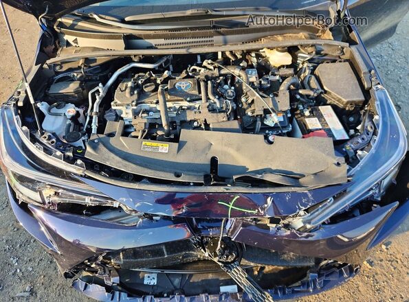 JTDBCMFE8RJ031594 2024 TOYOTA COROLLA Blue Vista interior trasera