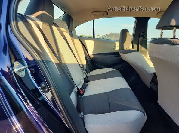 JTDBCMFE8RJ031594 2024 TOYOTA COROLLA Blue Vista de los asientos traseros