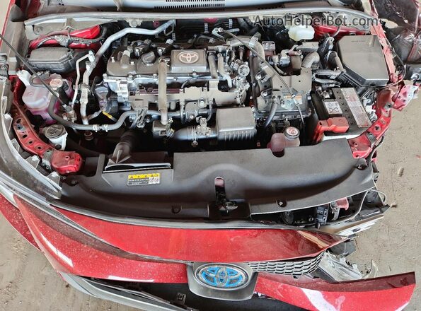 JTDBCMFE8S3091725 2025 TOYOTA COROLLA Темно-бордовый Вид задней части салона