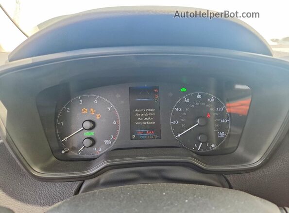 JTDBCMFEXP3006102 2023 TOYOTA COROLLA Серебряный Вид щитка приборов