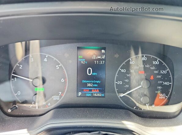 JTDBCMFEXR3055237 2024 TOYOTA COROLLA Black Instrument cluster view