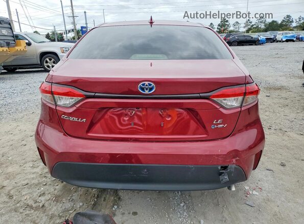 JTDBCMFEXS3079821 2025 TOYOTA COROLLA Red უკანა ხედი