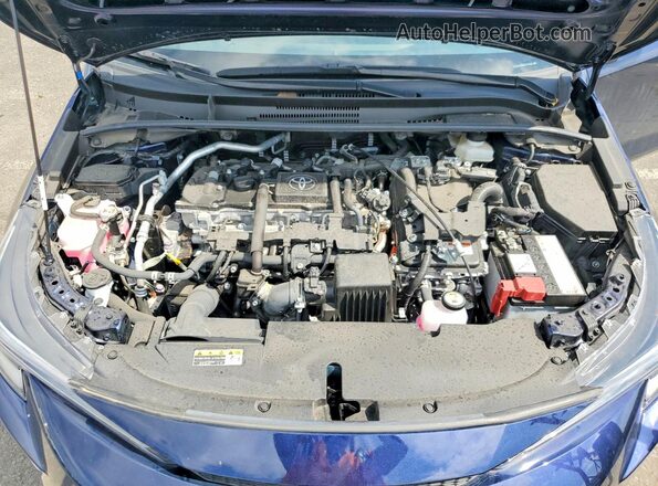 JTDBDMHE4S3018667 2025 TOYOTA COROLLA Blue Սալոնի հետևի տեսք
