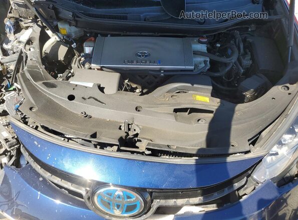 JTDBVRBD3HA002345 2017 TOYOTA MIRAI Blue Սալոնի հետևի տեսք