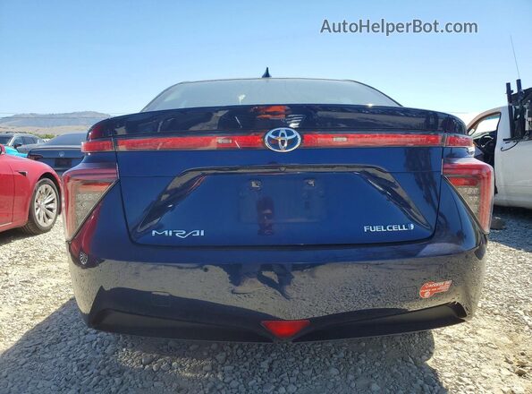 JTDBVRBD3HA002345 2017 TOYOTA MIRAI Blue Հետևի տեսք