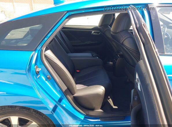 JTDBVRBD4JA005082 2018 TOYOTA MIRAI Blue VIN კოდის სტიკერის ხედი