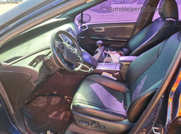 JTDBVRBDXHA001564 2017 TOYOTA MIRAI Blue წინა სალონის ხედი