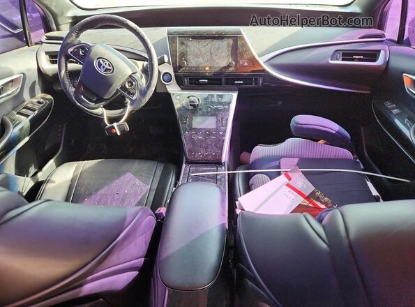 JTDBVRBDXHA001564 2017 TOYOTA MIRAI Blue წინა პანელის ხედი