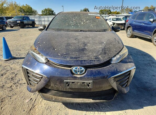 JTDBVRBDXHA001564 2017 TOYOTA MIRAI Blue წინა ხედი