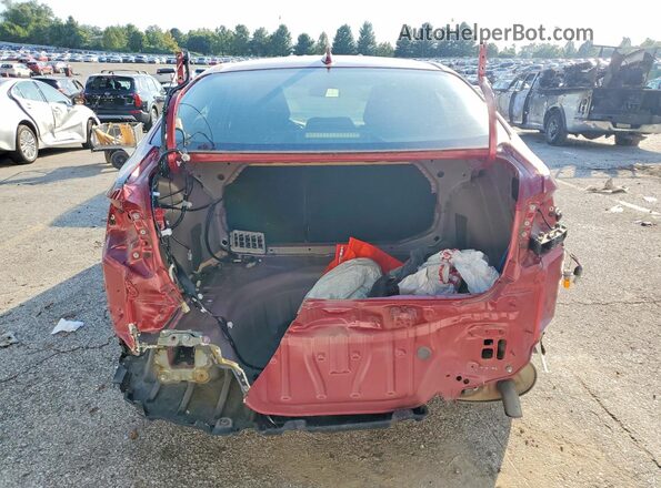 JTDEPMAE0NJ218654 2022 TOYOTA COROLLA Red Rear view