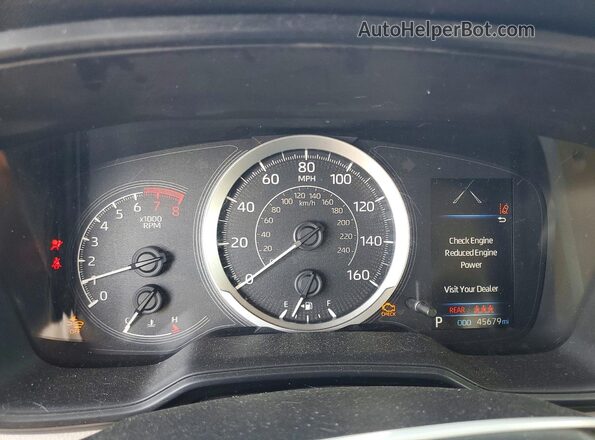 JTDEPMAE2MJ179046 2021 TOYOTA COROLLA Gray Սարքավորումների վահանակի տեսք