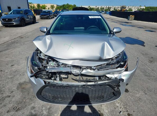 JTDEPMAE2N3023563 2022 TOYOTA COROLLA Silver Front view