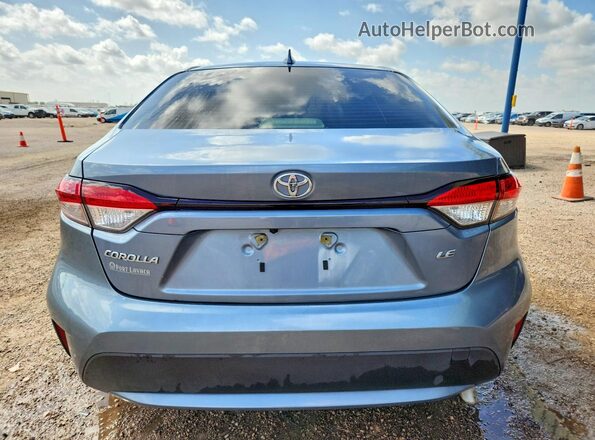 JTDEPMAE3MJ121088 2021 TOYOTA COROLLA Blue Вид ззаду