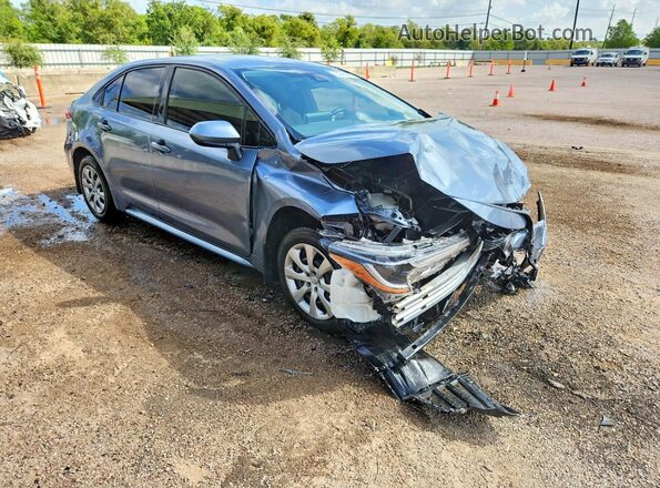 JTDEPMAE3MJ121088 2021 TOYOTA COROLLA Blue Передня права чверть