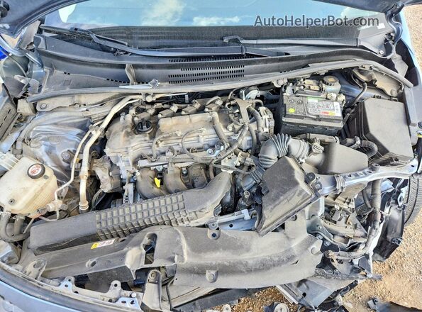 JTDEPMAE3MJ121088 2021 TOYOTA COROLLA Blue Вид задньої частини салону
