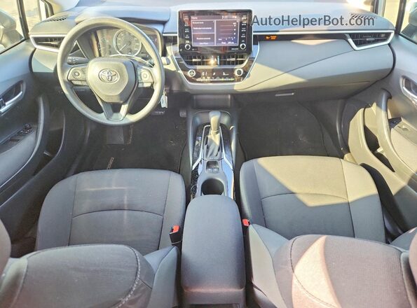 JTDEPMAE4MJ164029 2021 TOYOTA COROLLA Silver Widok deski rozdzielczej