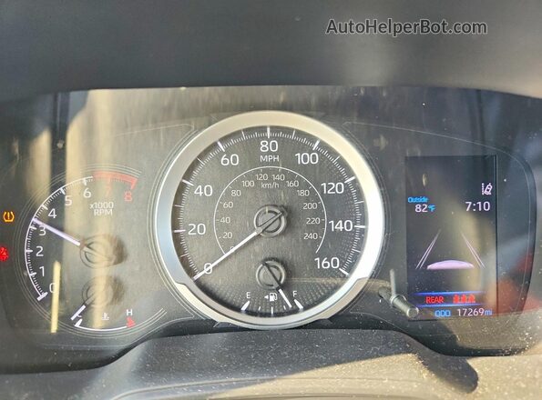 JTDEPMAE4MJ164029 2021 TOYOTA COROLLA Silver Widok zestawu wskaźników