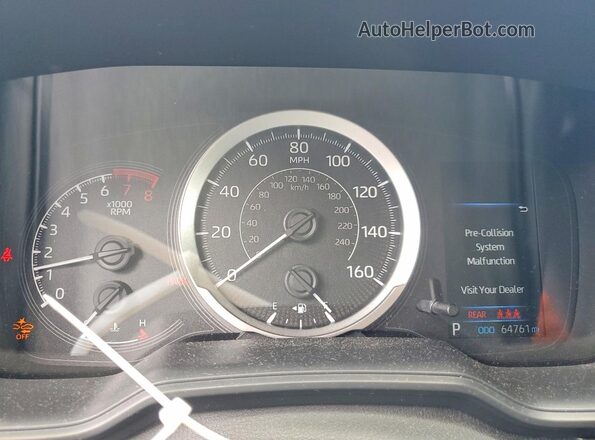 JTDEPMAE9MJ179982 2021 TOYOTA COROLLA Blue Вид щитка приладів