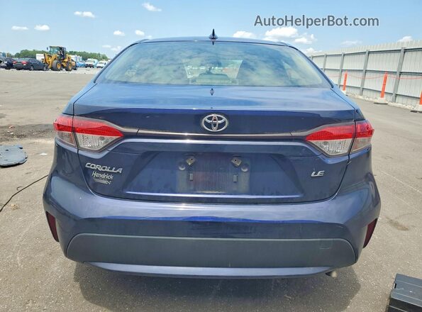 JTDEPMAE9MJ179982 2021 TOYOTA COROLLA Blue Вид ззаду