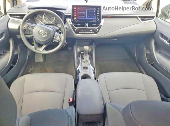 JTDEPMAE9MJ179982 2021 TOYOTA COROLLA Blue Вид панелі приладів
