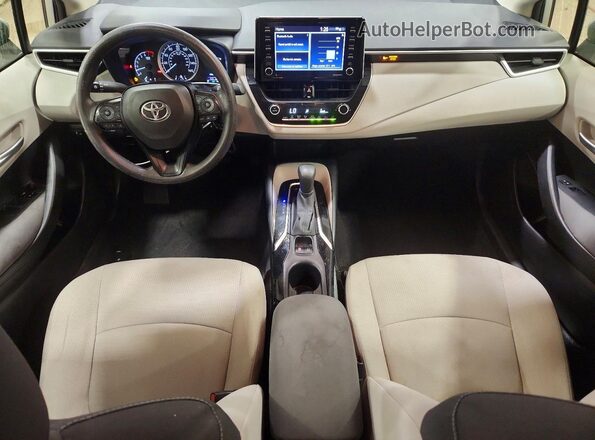 JTDEPMAEXMJ161250 2021 TOYOTA COROLLA Silver Dashboard view