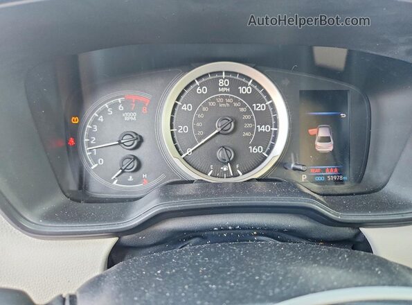 JTDEPMAEXNJ201182 2022 TOYOTA COROLLA Белый Вид щитка приборов