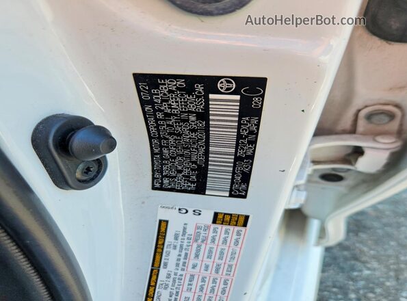 JTDEPMAEXNJ201182 2022 TOYOTA COROLLA Белый Вид подкапотного пространства