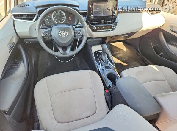 JTDEPMAEXNJ201182 2022 TOYOTA COROLLA Белый Вид панели приборов