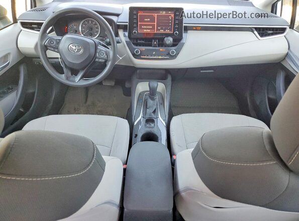 JTDEPRAE0LJ054011 2020 TOYOTA COROLLA Белый Вид панели приборов