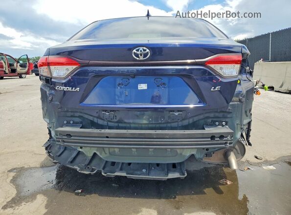 JTDEPRAE0LJ102378 2020 TOYOTA COROLLA Blue Widok z tyłu