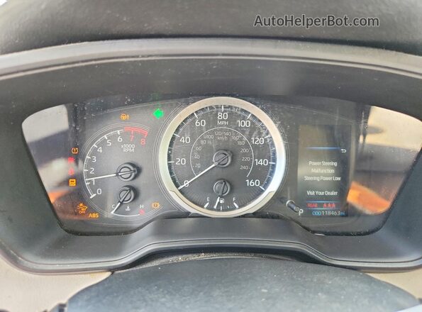 JTDEPRAE1LJ069617 2020 TOYOTA COROLLA Blue Widok zestawu wskaźników