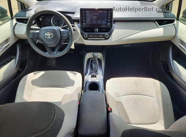JTDEPRAE1LJ069617 2020 TOYOTA COROLLA Blue Widok deski rozdzielczej