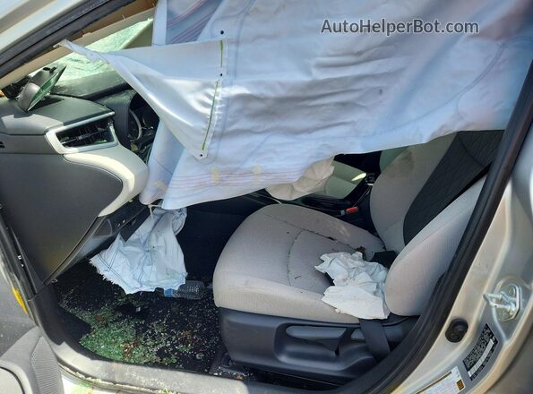 JTDEPRAE1LJ069682 2020 TOYOTA COROLLA Silver Widok wnętrza z przodu