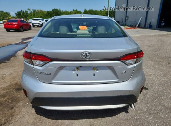 JTDEPRAE1LJ069682 2020 TOYOTA COROLLA Silver Widok z tyłu