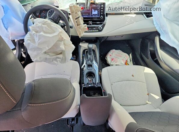JTDEPRAE1LJ069682 2020 TOYOTA COROLLA Silver Widok deski rozdzielczej